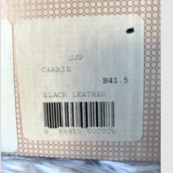 NIB SJP by Sarah Jessica Parker Carrie Black T-Strap Pumps EU 41.5 US 10.5 70mm - Picture 6 of 16